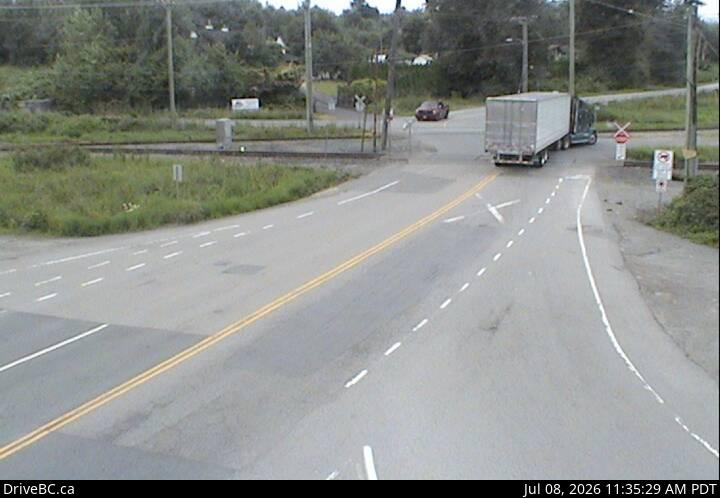 Snapshot from Hwy 11 at Clayburn Road - W