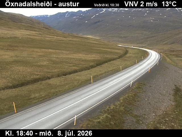 Snapshot from Öxnadalsheiði — Öxnadalsheiði séð til austurs
