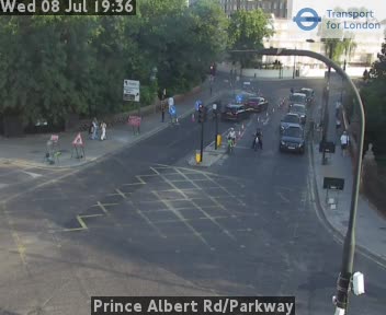 Snapshot from Prince Albert Rd/Parkway