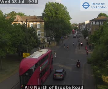 Snapshot from A10 North of Brooke Road