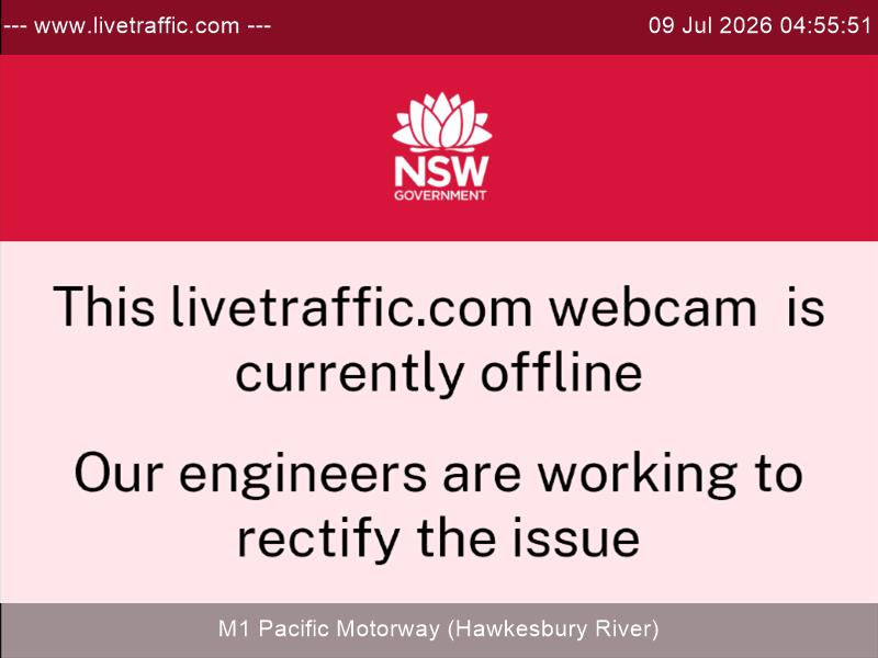 Snapshot from M1 Pacific Motorway (Hawkesbury River)