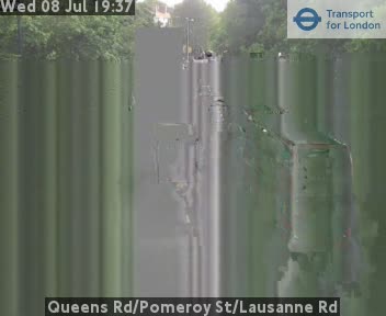 Snapshot from Queens Rd/Pomeroy St/Lausanne Rd