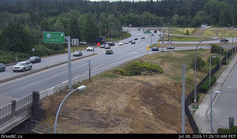 Snapshot from Hwy 99 at King George Boulevard - W