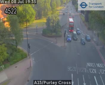 Snapshot from A23/Purley Cross