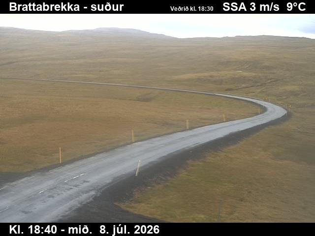 Snapshot from Brattabrekka — Brattabrekka séð til suðurs