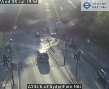 Snapshot from A205 E of Sydenham Hill