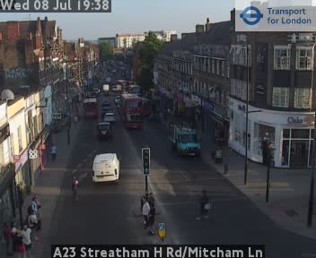 Snapshot from A23 Streatham H Rd/Mitcham Ln
