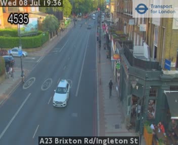 Snapshot from A23 Brixton Rd/Ingleton St