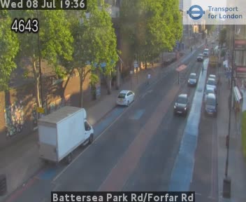 Snapshot from Battersea Park Rd/Forfar Rd
