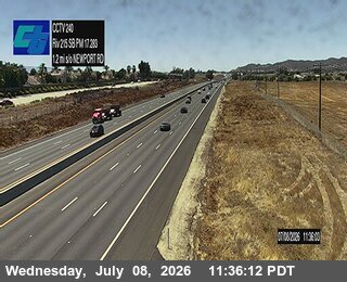 Snapshot from I-215 : (240) 1.2 Miles South of Newport Road