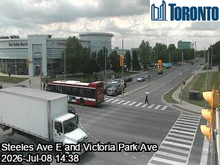 Snapshot from VICTORIA PARK AVE / STEELES AVE E