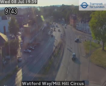 Snapshot from Watford Way/Mill Hill Circus