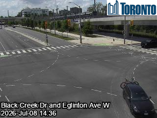 Snapshot from EGLINTON AVE W / BLACK CREEK DR