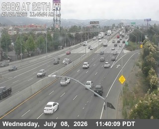 Snapshot from TVB24 -- I-880 : AT 29TH AV