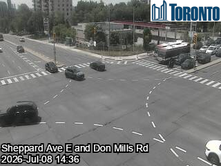 Snapshot from SHEPPARD AVE E / DON MILLS RD