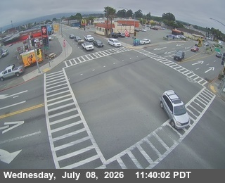 Snapshot from US-101 : Eureka / 4th and Rst Street - Looking North (C038)