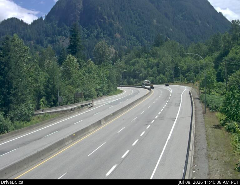 Snapshot from Hwy 3 at Highway 3/5 Junction