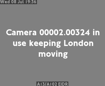 Snapshot from A13/A102 EIDR