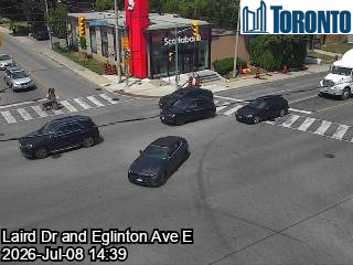 Snapshot from EGLINTON AVE E / LAIRD DR