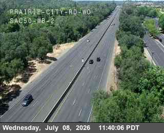 Snapshot from Hwy 50 at Prairie City Rd WO WB 2