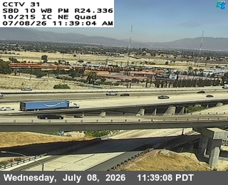Snapshot from I-10 : (31) I-10/I-215 IC NE Quad