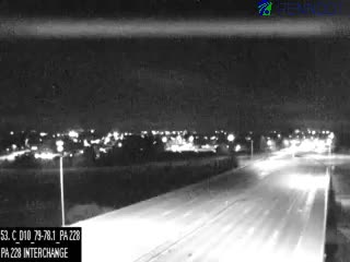 Snapshot from I-79 @ Exit 78 (PA 228 Cranberry/Mars) Northbound