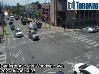 Snapshot from DANFORTH AVE / WOODBINE AVE