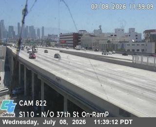 Snapshot from I-110 : (822) S/O EXPOSITION BLVD
