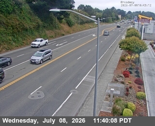 Snapshot from US-101: Eureka / Vigo - Looking South