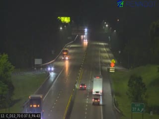 Snapshot from I-70 @ Exit 37 (PA Turnpike 43) Eastbound