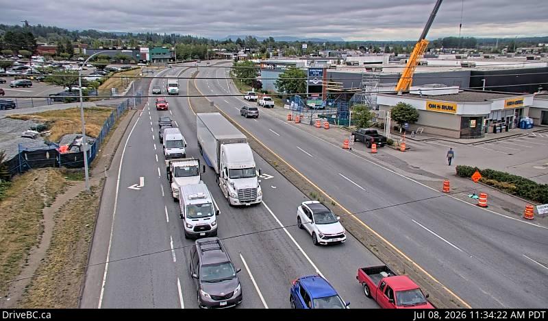 Snapshot from Hwy 10 at Fraser Highway - NE