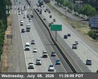 Snapshot from Hwy 50 at Sunrise Blvd EO WB 3