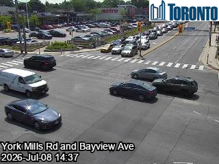 Snapshot from BAYVIEW AVE / YORK MILLS RD