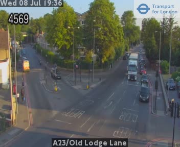 Snapshot from A23/Old Lodge Lane