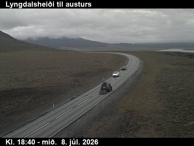 Snapshot from Lyngdalsheiði — Lyngdalsheiði til austurs