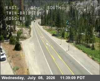 Snapshot from Hwy 50 at Twin Bridges