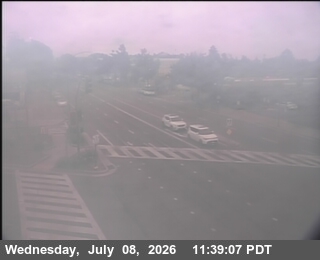 Snapshot from T259S -- SR-123 : Potrero Avenue - Looking South