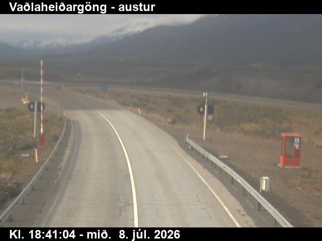 Snapshot from Vaðlaheiðargöng - austur — Vaðlaheiði austur til Fnjóskadals