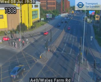 Snapshot from A40/Wales Farm Rd