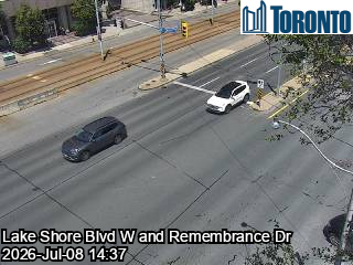 Snapshot from LAKE SHORE BLVD W / REMEMBRANCE DR