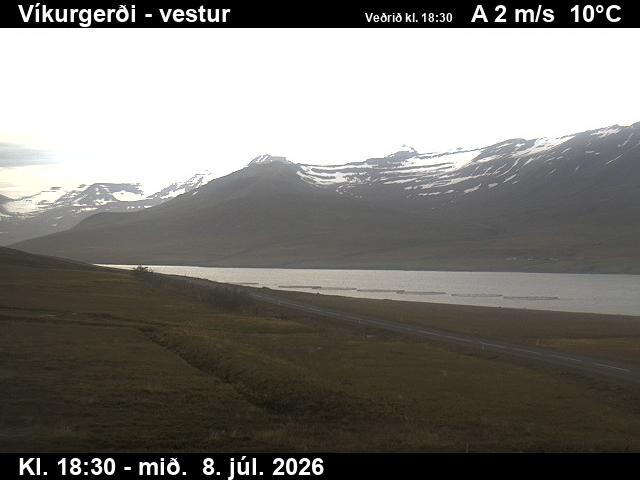 Snapshot from Víkurgerði — Víkurgerði séð inn Fáskrúðsfjörð