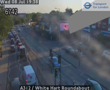 Snapshot from A312 / White Hart Roundabout