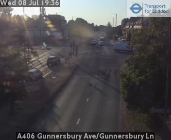 Snapshot from A406 Gunnersbury Ave/Gunnersbury Ln
