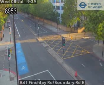 Snapshot from A41 Finchley Rd/Boundary Rd E