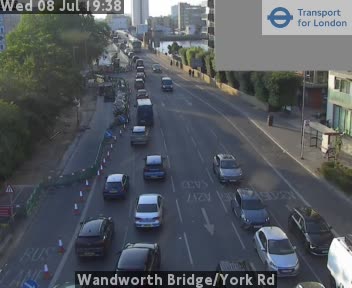 Snapshot from Wandworth Bridge/York Rd