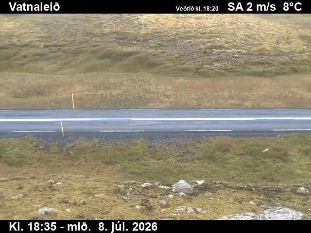 Snapshot from Vatnaleið — Vatnaleið séð niður á veg