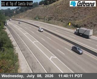 Snapshot from US-101 : Top of Cuesta Grade