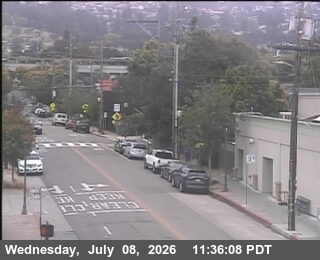 Snapshot from T257W -- SR-123 : Central Avenue - Looking West