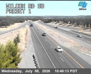 Snapshot from Wilcox Rd SB