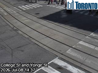 Snapshot from YONGE ST / COLLEGE ST / CARLTON ST